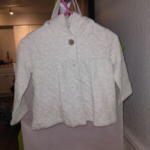 Carter's Kids Jacket - Light Gray EUC 12 Months Unisex